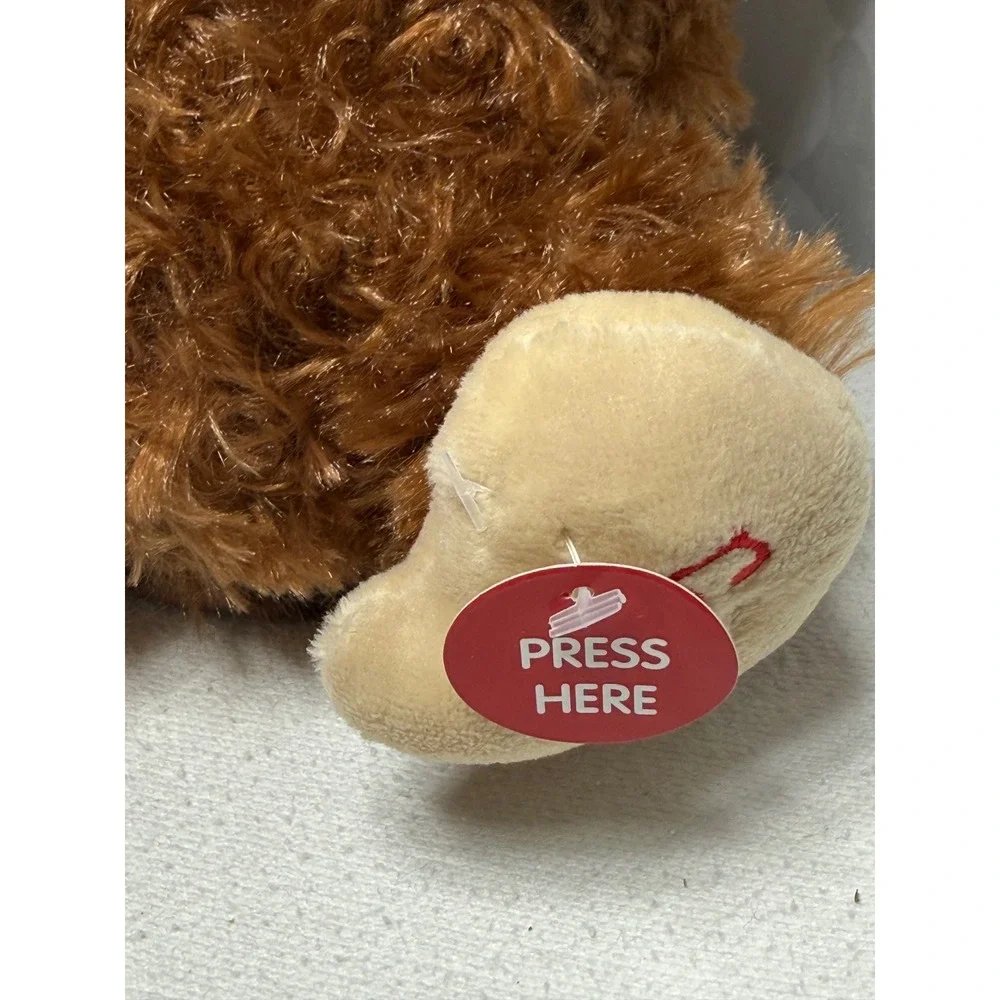 Cuddle Barn‎ Sweet Cheeks Monkey Plush Toy Interactive Sound Voice Talking